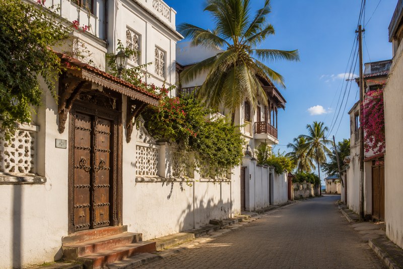 Homes and streets in Mombasa County